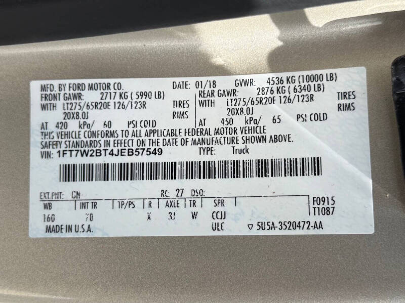 2018 Ford F-250 Super Duty