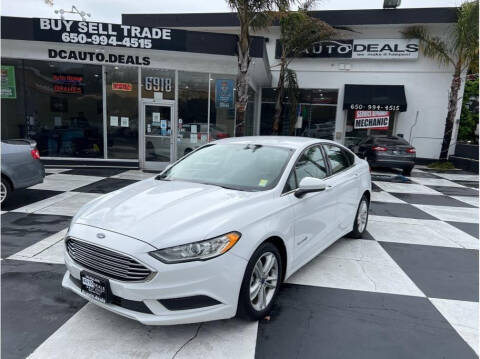 2018 Ford Fusion Hybrid for sale at AutoDeals DC in Daly City CA