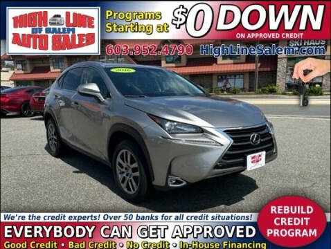 2016 Lexus NX 200t for sale at High Line Auto Sales of Salem in Salem NH