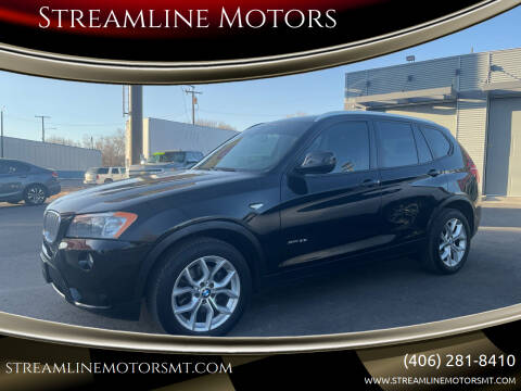 2013 BMW X3 for sale at Streamline Motors in Billings MT