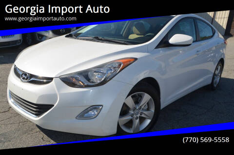2012 Hyundai Elantra for sale at Georgia Import Auto in Alpharetta GA
