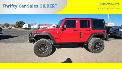 2014 Jeep Wrangler Unlimited for sale at Thrifty Car Sales GILBERT in Tempe AZ