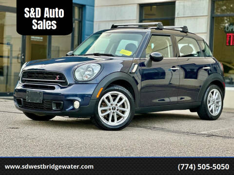 2015 MINI Countryman for sale at S&D Auto Sales in West Bridgewater MA