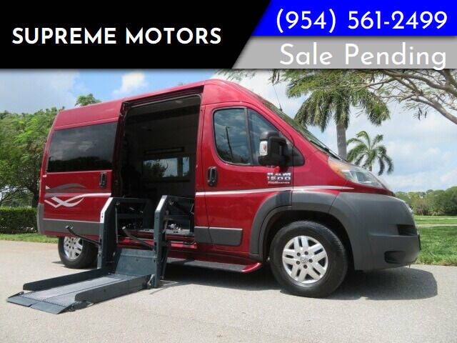 Used 2015 RAM ProMaster Cargo Van Base with VIN 3C6TRVBG8FE503065 for sale in Boca Raton, FL