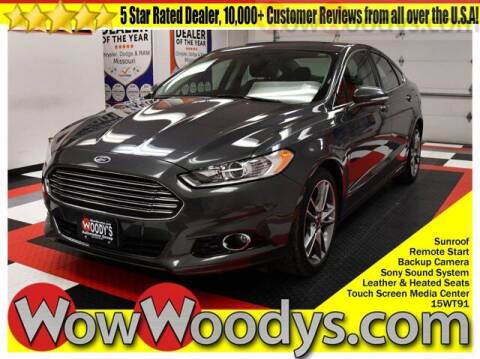 2015 Ford Fusion for sale at WOODY'S AUTOMOTIVE GROUP in Chillicothe MO