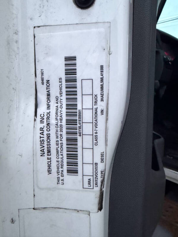 2021 International MV607