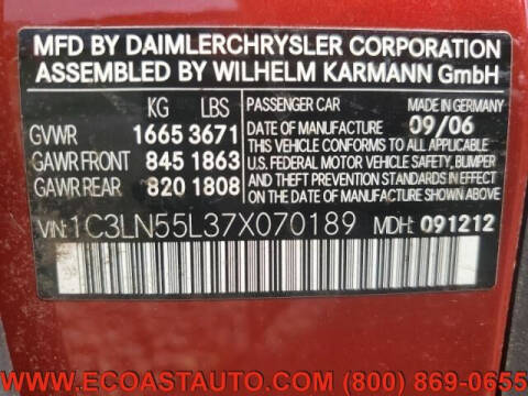 2007 Chrysler Crossfire