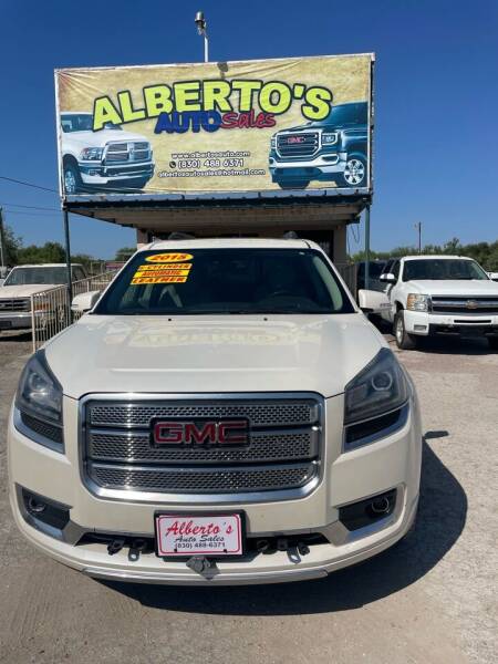 2015 GMC Acadia for sale at Alberto's Auto Sales in Del Rio TX