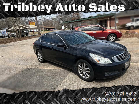 2009 Infiniti G37 Sedan for sale at Tribbey Auto Sales in Stockbridge GA