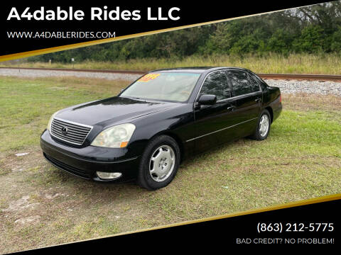 2002 Lexus LS 430 for sale at A4dable Rides LLC in Haines City FL