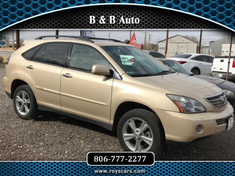 2008 Lexus RX 400h for sale at B & B AUTO in Lubbock TX