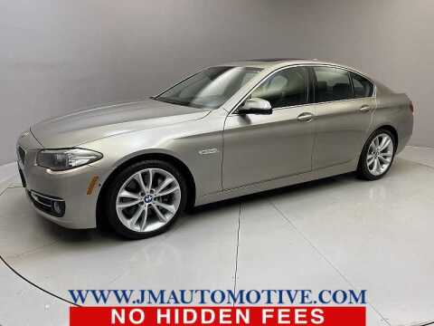 2016 BMW 5 Series for sale at J & M Automotive in Naugatuck CT
