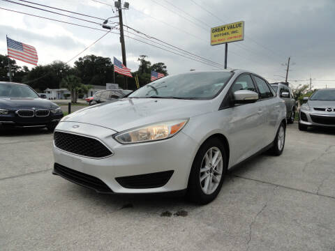 2016 Ford Focus for sale at GREAT VALUE MOTORS in Jacksonville FL