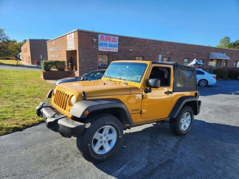 2014 Jeep Wrangler for sale at ARA Auto Sales in Winston-Salem NC