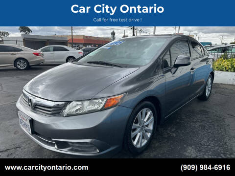 2012 Honda Civic for sale at Car City Ontario in Ontario CA
