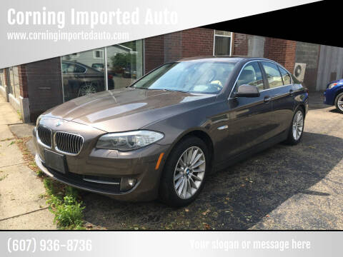 2013 BMW 5 Series for sale at Corning Imported Auto in Corning NY