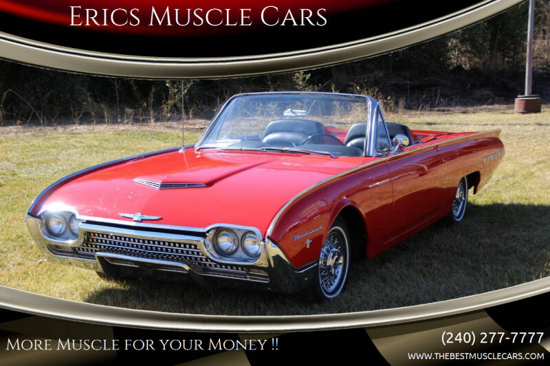 1962 Ford Thunderbird for sale at Eric's Muscle Cars in Clarksburg MD