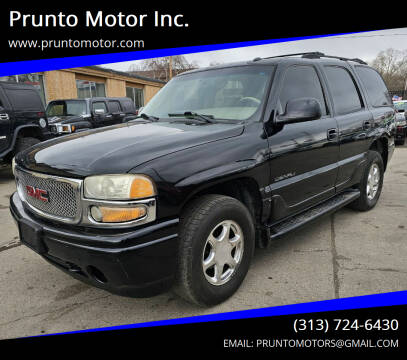 2005 GMC Yukon for sale at Prunto Motor Inc. in Dearborn MI