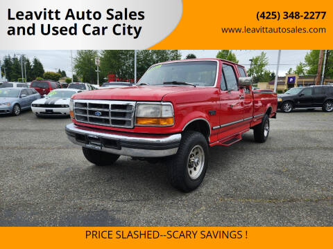 1996 Ford F-250 for sale at Leavitt Auto Sales and Used Car City in Everett WA