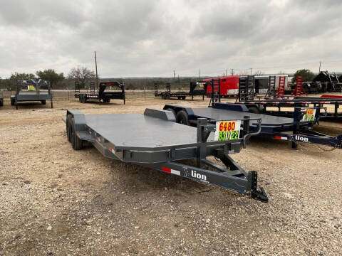 2024 LION - Steel Deck Car Hauler Traile for sale at LJD Sales in Lampasas TX