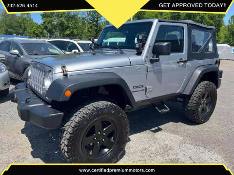 2013 Jeep Wrangler for sale at Certified Premium Motors in Lakewood NJ