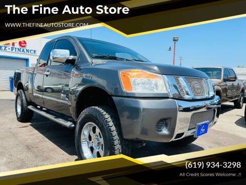 2008 Nissan Titan for sale at The Fine Auto Store in Imperial Beach CA