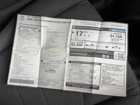 2017 RAM 1500 Tradesman