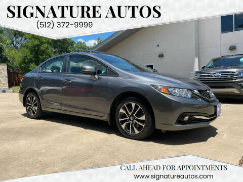 2013 Honda Civic for sale at Signature Autos in Austin TX