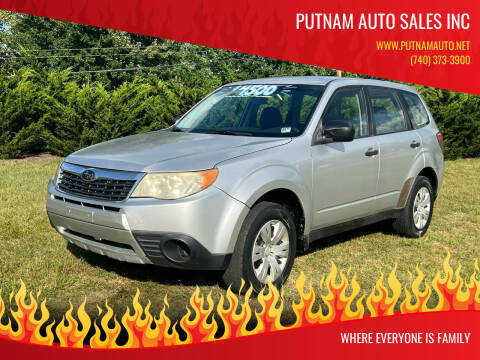 2010 Subaru Forester for sale at PUTNAM AUTO SALES INC in Marietta OH