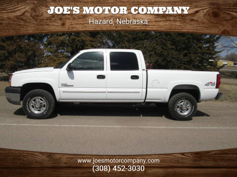 2003 Chevrolet Silverado 2500HD for sale at Joe's Motor Company in Hazard NE