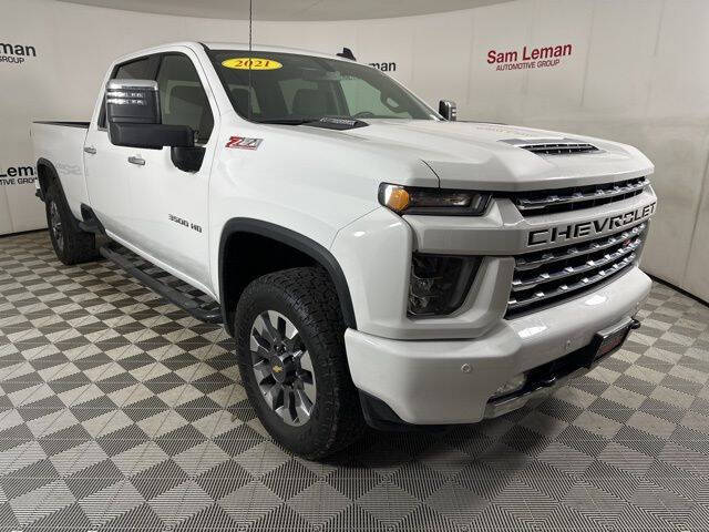 Used 2021 Chevrolet Silverado 3500HD LT with VIN 1GC4YTEY7MF244676 for sale in Bloomington, IL