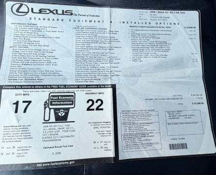 2008 Lexus RX 350