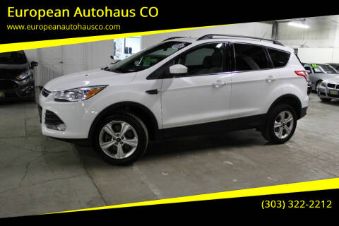2013 Ford Escape for sale at European Autohaus CO in Denver CO