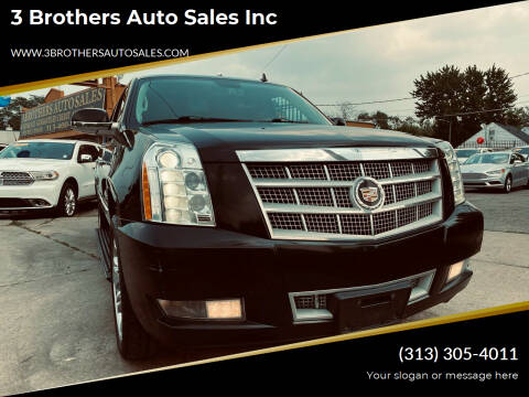 2013 Cadillac Escalade ESV for sale at 3 Brothers Auto Sales Inc in Detroit MI