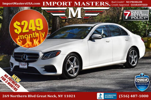 2017 Mercedes-Benz E-Class for sale at Import Masters in Great Neck NY