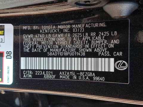 2023 Lexus ES 250