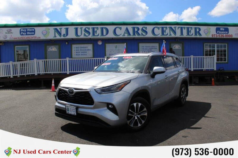 2021 Toyota Highlander for sale at New Jersey Used Cars Center in Irvington NJ