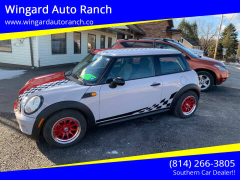 2009 MINI Cooper for sale at Wingard Auto Ranch in Elton PA