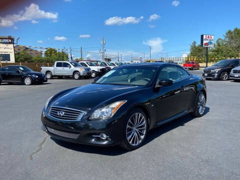 2014 Infiniti Q60 Convertible for sale at J & L AUTO SALES in Tyler TX