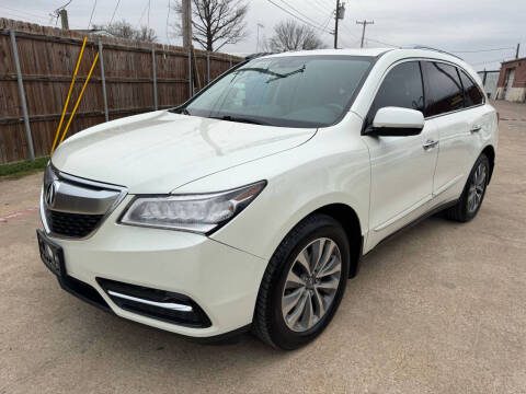 2015 Acura MDX for sale at Tex-Mex Auto Sales LLC in Lewisville TX