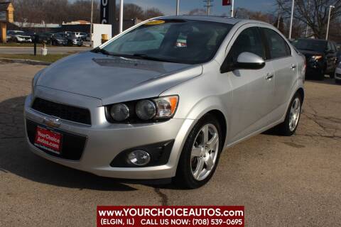 2012 Chevrolet Sonic for sale at Your Choice Autos - Elgin in Elgin IL