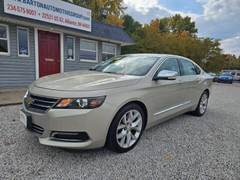 2014 Chevrolet Impala for sale at BARTON AUTOMOTIVE GROUP LLC in Alliance OH