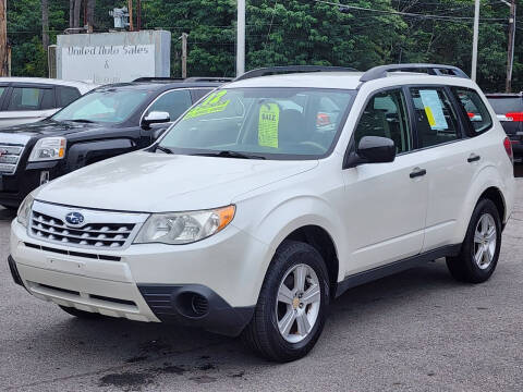 2012 Subaru Forester for sale at United Auto Sales & Service Inc in Leominster MA