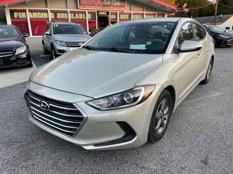 2017 Hyundai Elantra for sale at Mira Auto Sales in Raleigh NC