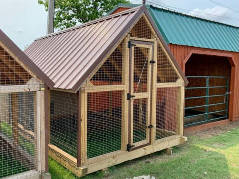 2023 Burnett Affordable Buildings 8x16 Economy Chicken Coop for sale at Lakeside Auto RV & Outdoors in Cleveland OK