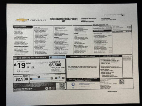 2023 Chevrolet Corvette Stingray