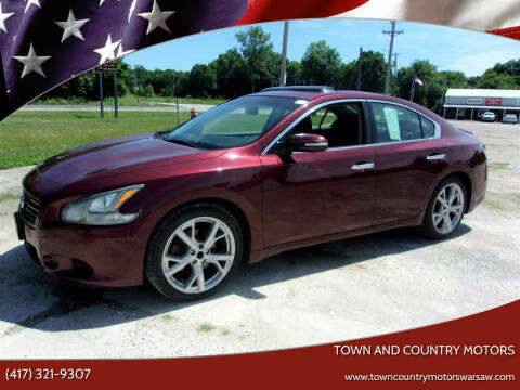 2012 Nissan Maxima for sale at Town and Country Motors in Warsaw MO