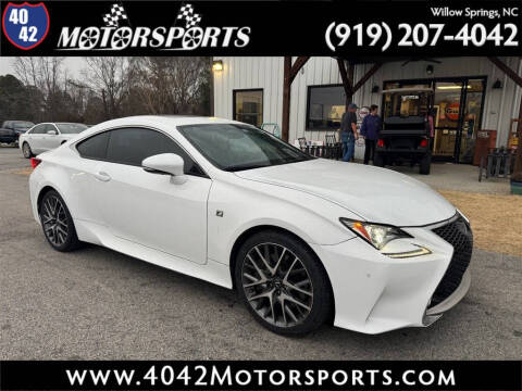 2017 Lexus RC 350 for sale at 4042 Motorsports in Willow Spring NC