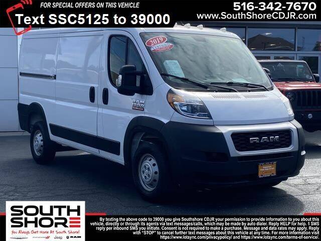 2019 RAM ProMaster Cargo for sale at South Shore Chrysler Dodge Jeep Ram in Inwood NY