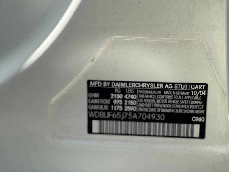 2005 Mercedes-Benz E-Class E 320